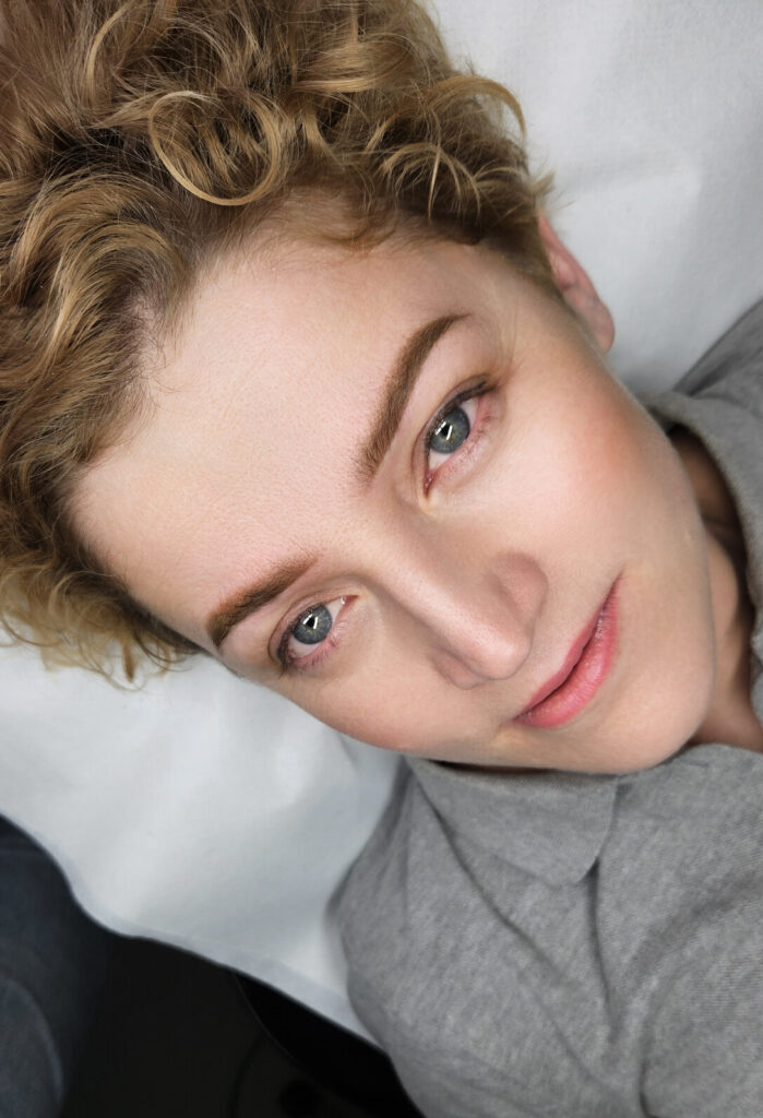 Makijaż permanentny brwi – przykładowy efekt